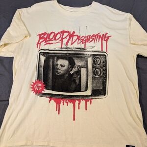 Pure Evil Cream Graphic T-Shirt